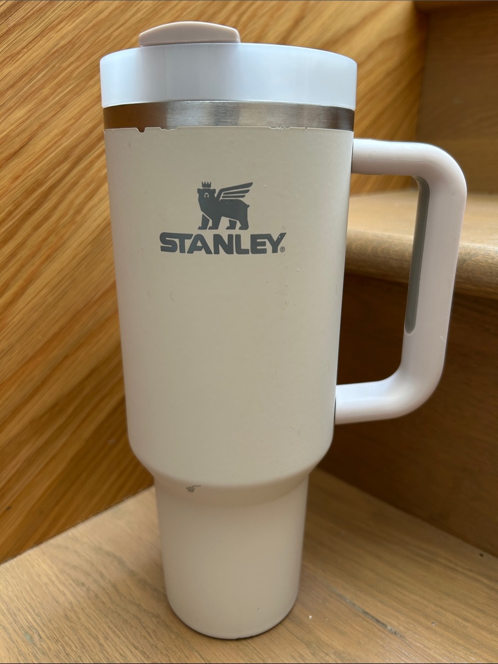 Stanley Quencher 40 oz Tumbler Beige with Handle – Straw Not Included